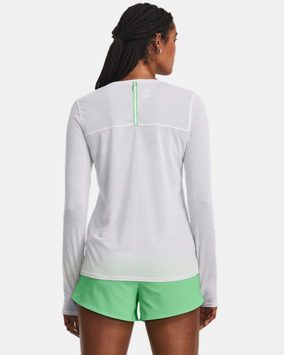 Women's UA Anywhere Long Sleeve in Green image number 4